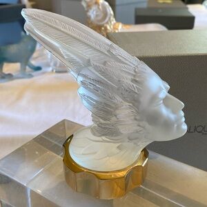 Lalique Crystal Presse-Papiers Phenix